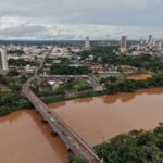 Vista aérea de Rondonópolis usada para ilustrar o Plano Diretor de Rondonópolis